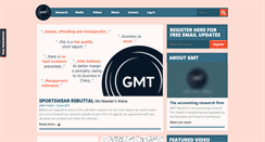 Desktop Screenshot of gmtresearch.com